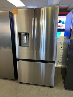 Samsung stainless steel French door fridge