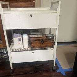Facial , Wax , Lashes Table With Draw