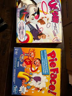 Unicorn Toss & Pie Face games