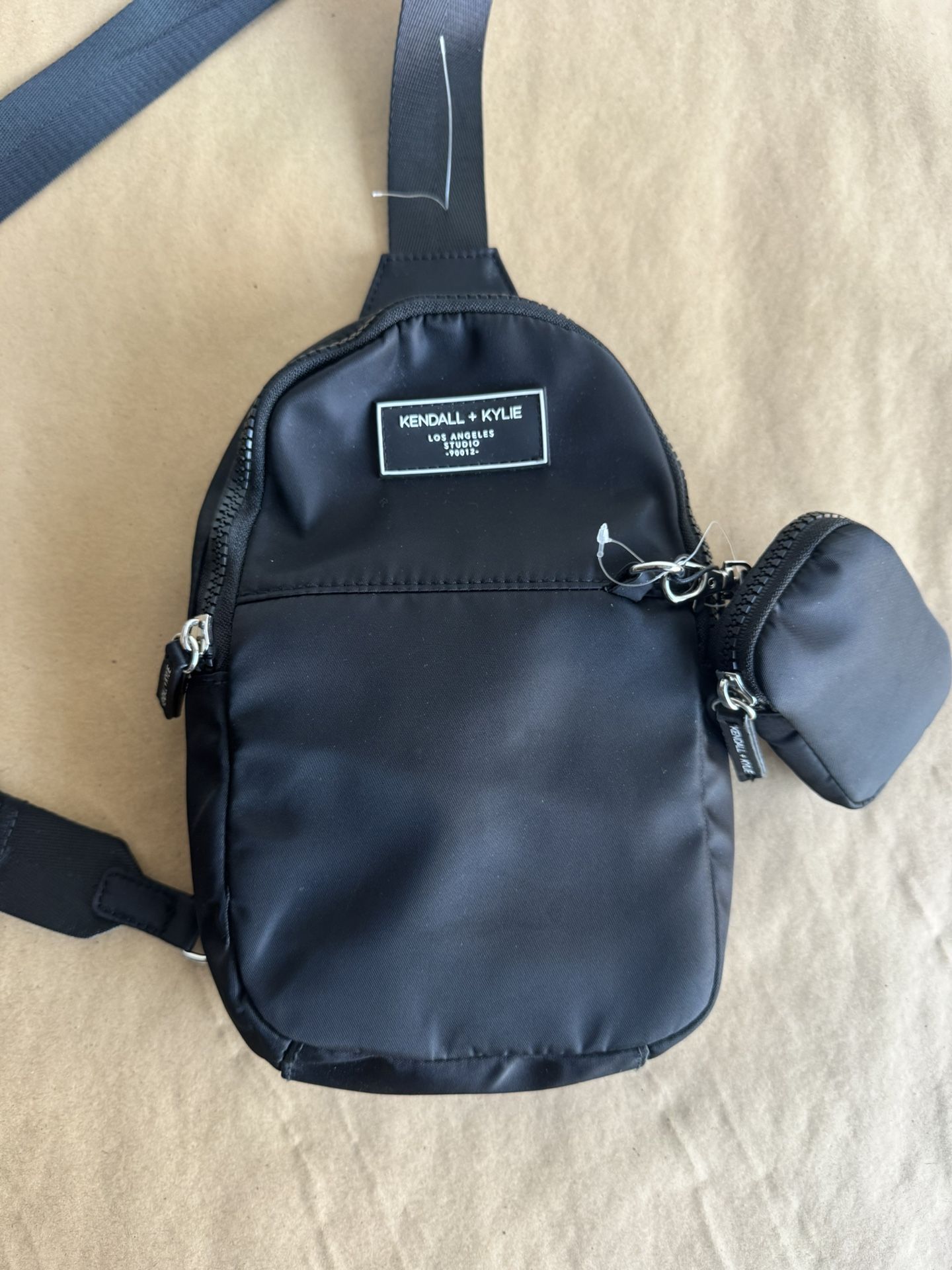 Kendall And Kylie Mini Backpack/ Dustbag Shoulder Bag Black