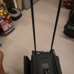 TUTTO Collapsible Sewing Machine On Wheels CASE 19" X 12" X 8"  Black