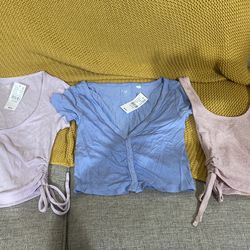 18 Shirts Like New Some Still With Tags XS And Small