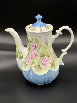 Vintage Hand Decorated Teapot