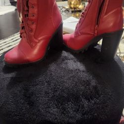 Bcbg Red Booties