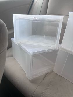 Clear Plastic Shoe Storage Boxes