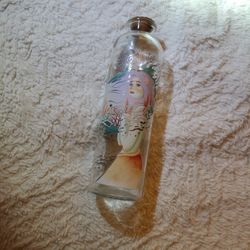 Roasting Water Glass Bottles with Mermaid Design