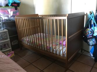 Crib with new mattress
