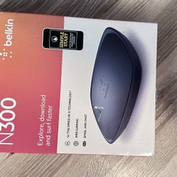 Belkin N300 Wi-Fi N Router 300 Mbps 4-Port 10/100 2.4 GHz Wireless