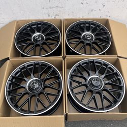 18x8.0 MBML Wheels 5-112 PCD, 66.6 Center Bore, 45 Offset - Clean & Stylish Fit