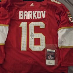Aleksander Barkov Signed CUSTOM Jersey