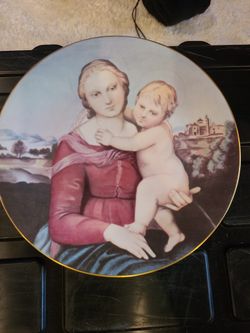 Cowper Madonna And Child Plate
