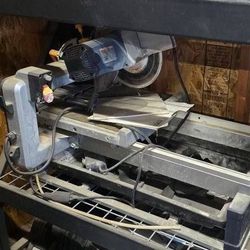 Harbor freight tile saw used