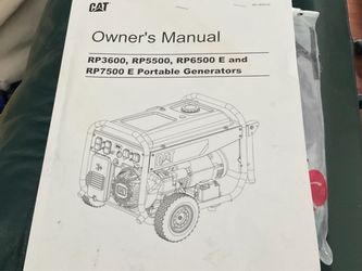 CAT Mobile Portable Generator RP 7500