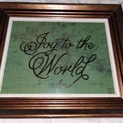 Art - Christmas Joy To The World - Ready To Hang!