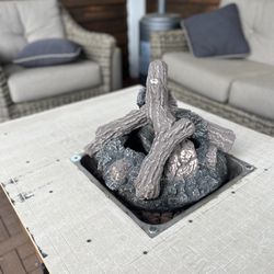 Outdoor Fireplace Log Set
