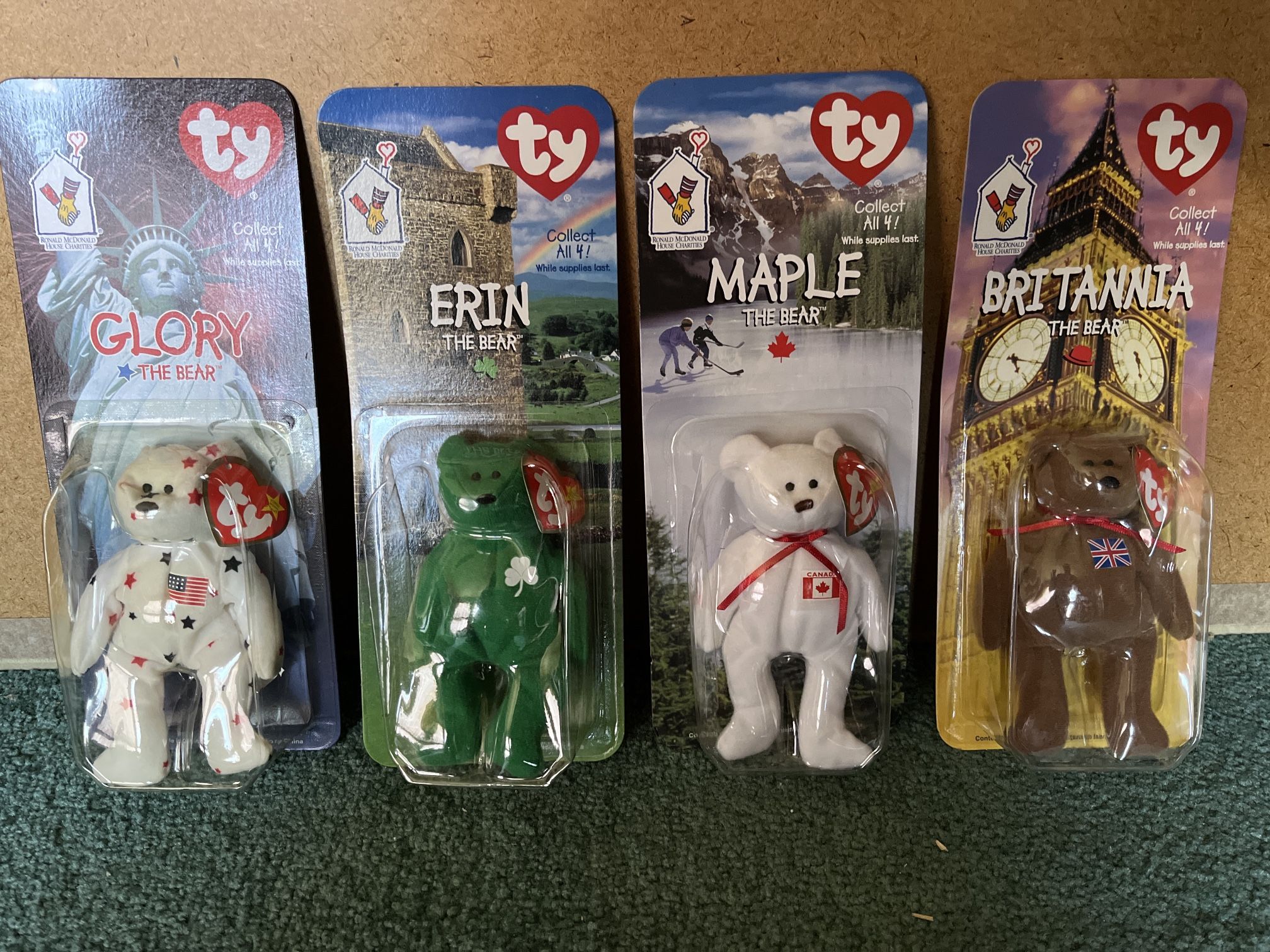 TY Beanie Baby Bears Entire Set