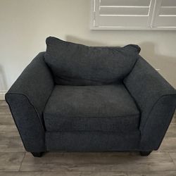 Blue One Seat Sofa