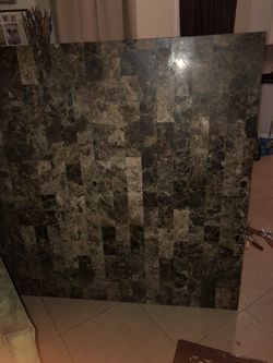 Marble high stand table