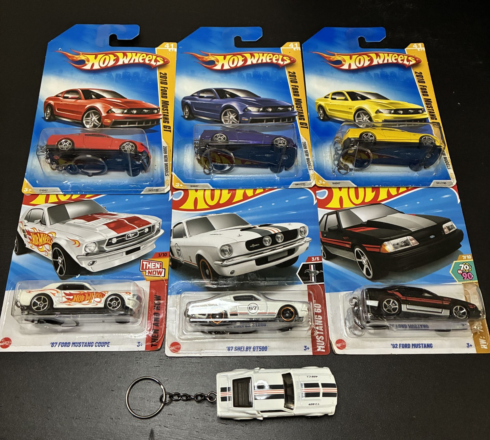 Mustang Hot Wheels Keychains - Holiday Special!