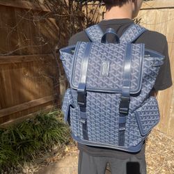 Navy Goyard Backpack