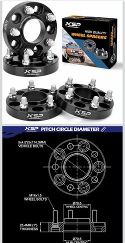 2016-2026 Ford Mustang 1in wheel spacers