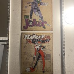 Joker And Harley Quinn Tin posters