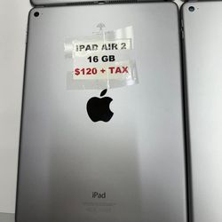 iPad Air 2 generation $120 