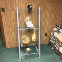 Heavy Table  - Four Glass Steps 