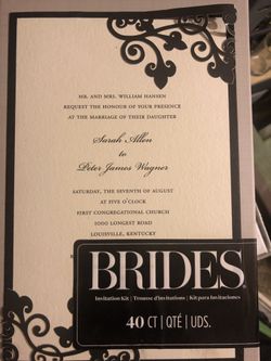 Wedding invitations