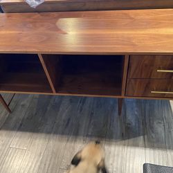 Mid Century Console Table 