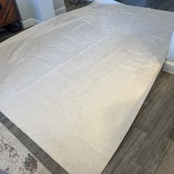 New 9x12 Neutral Machine Washable Area Rug