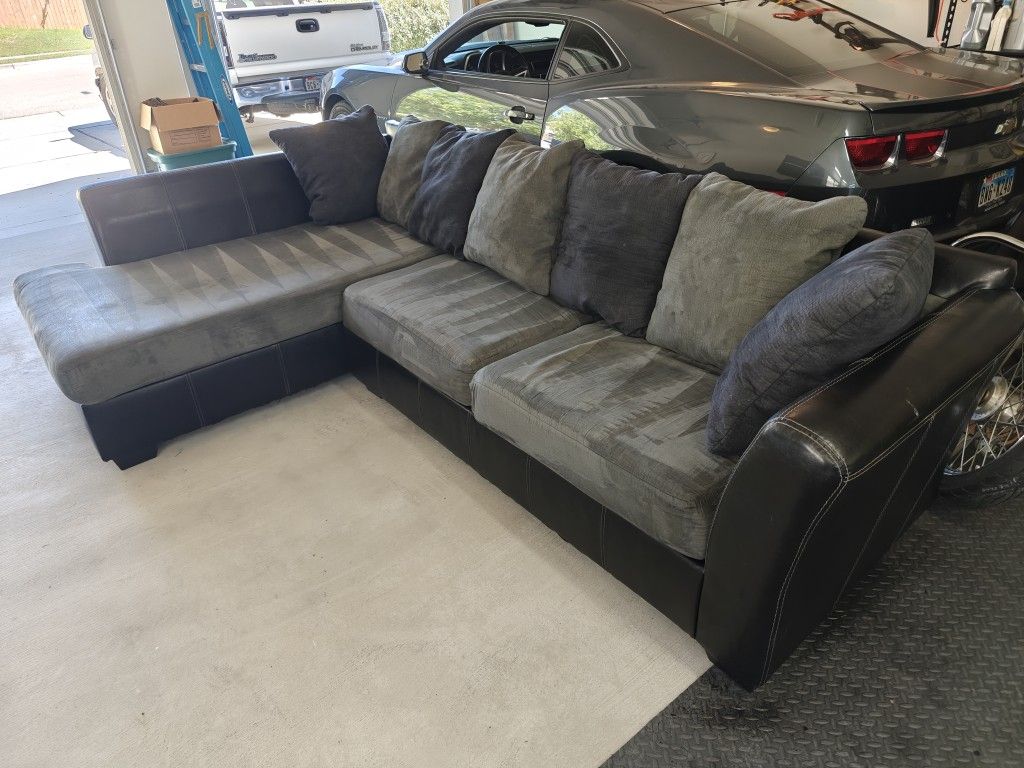 Microfiber Sectional Couch