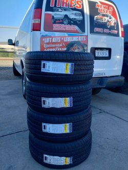 Tesla Tires New 255 40R20 Goodyear F1 Asimetric 5 $880 set of four install mount and balance 👌 Tesla Tires New 255 40R20 Goodyear F1 Asimetric 5 $88