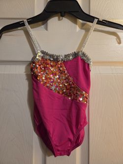 Girl's Strappy Sequin Dance/Gymnastics Leotard