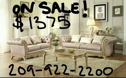 Brand New! Elegant sofa and Loveseat