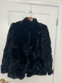 100% Pure Rabbit Fur Coat For Sale - Medium
