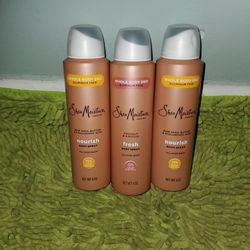 3 Shea Moisture Whole Body Deo Nourish Body Spray 4oz