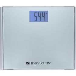 Henry Schein 112-7153 Digital Physician Floor Scale 400lb Capacity