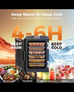 CAMMOO 95Qt Non-Electrical Food Warmer with Wheels, 304 Stainless Steel Latch, Catering Food Warmers