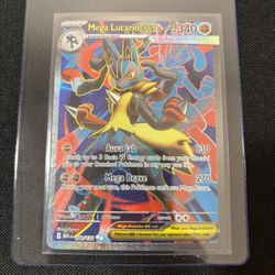 Mega Lucario Ex Mega Evolution Mint