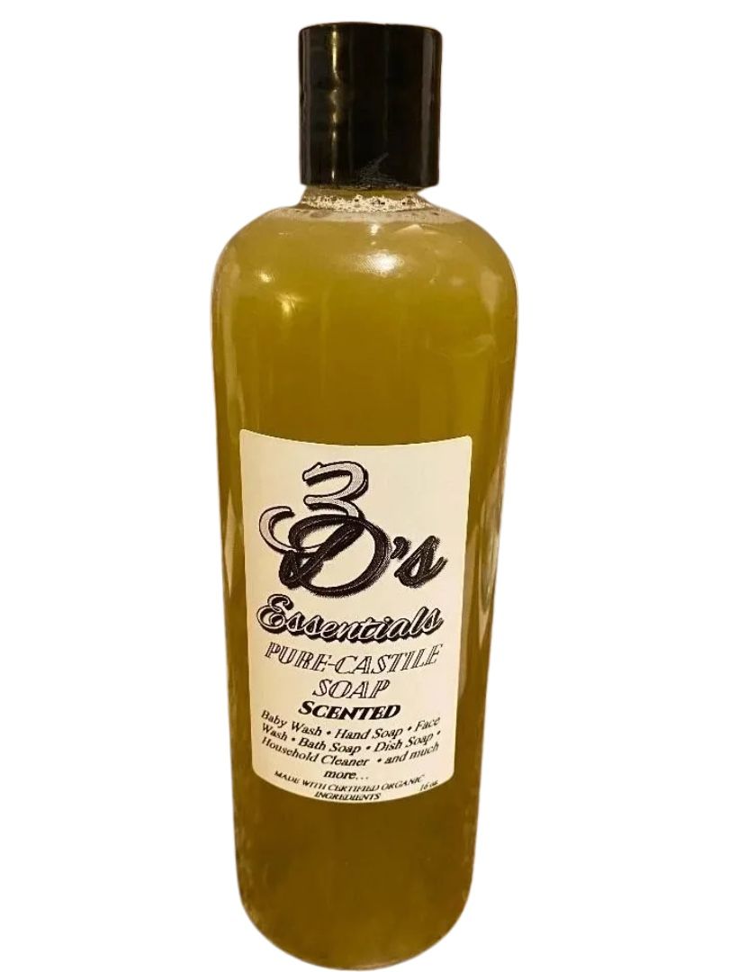 3D’s Essentials Pure-Liquid Castile Soap-Scented 16 oz.
