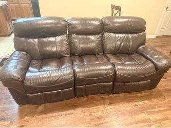 Leather sofa