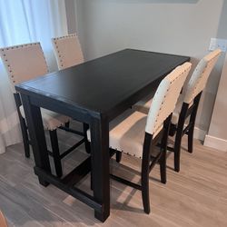 Counter Height Dining Table And Chairs