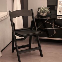 Black Resin Chairs Folding Chairs Indoor Outdoor Party Event Chairs