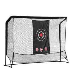 Golf Practice Net 10x7.5ft Hitting Net Heavy Duty with Target Cloth Carry Bag