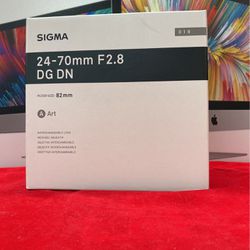Sigma Lens 24-70mm F2.8 For Sony Cameras