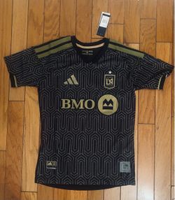 Black gold BMO Adidas soccer jersey