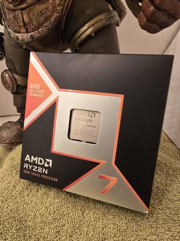 AMD RYZEN 9800x3D CPU - Sealed, New In Box