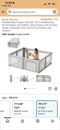 Baby large playpen