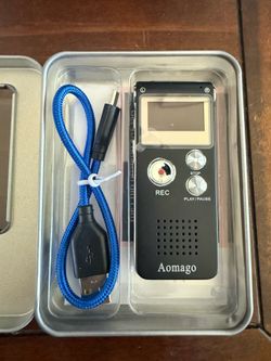 Aomago voice recorder and mp3 player